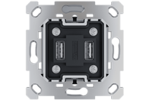 Zennio ZS55 - mécanisme chargeur USB double - 8300007