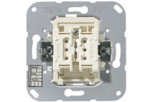 JUNG Bouton poussoir double KNX à voyant - point milieu 4072.02LED