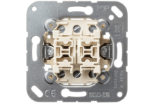 JUNG Mécanisme quatre bouton poussoir fermeture 230 V 532-4U