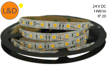 Ruban LED Blanc chaud IP20 14W/m