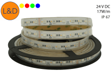 Ruban LED RGBWW IP67 17W/m
