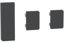 Schneider-D-Life 1 Touche Médianne-2 petites Touches pour Bouton Dynamiques-KNX-Module universel-MTN6193-60xx