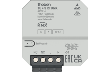 Theben -inputs Interface radio encastrée - 4961614 - TU 4 S RF KNX