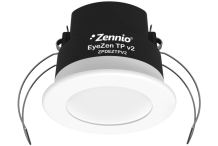 Zennio EyeZen TP v2 Détecteur de mouvement KNX avec détecteur de luminosité ZPDEZTPV2W