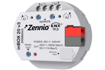 Zennio inBOX 20 V3 Actionneur encastrable 2 sorties ZIOIB20V3